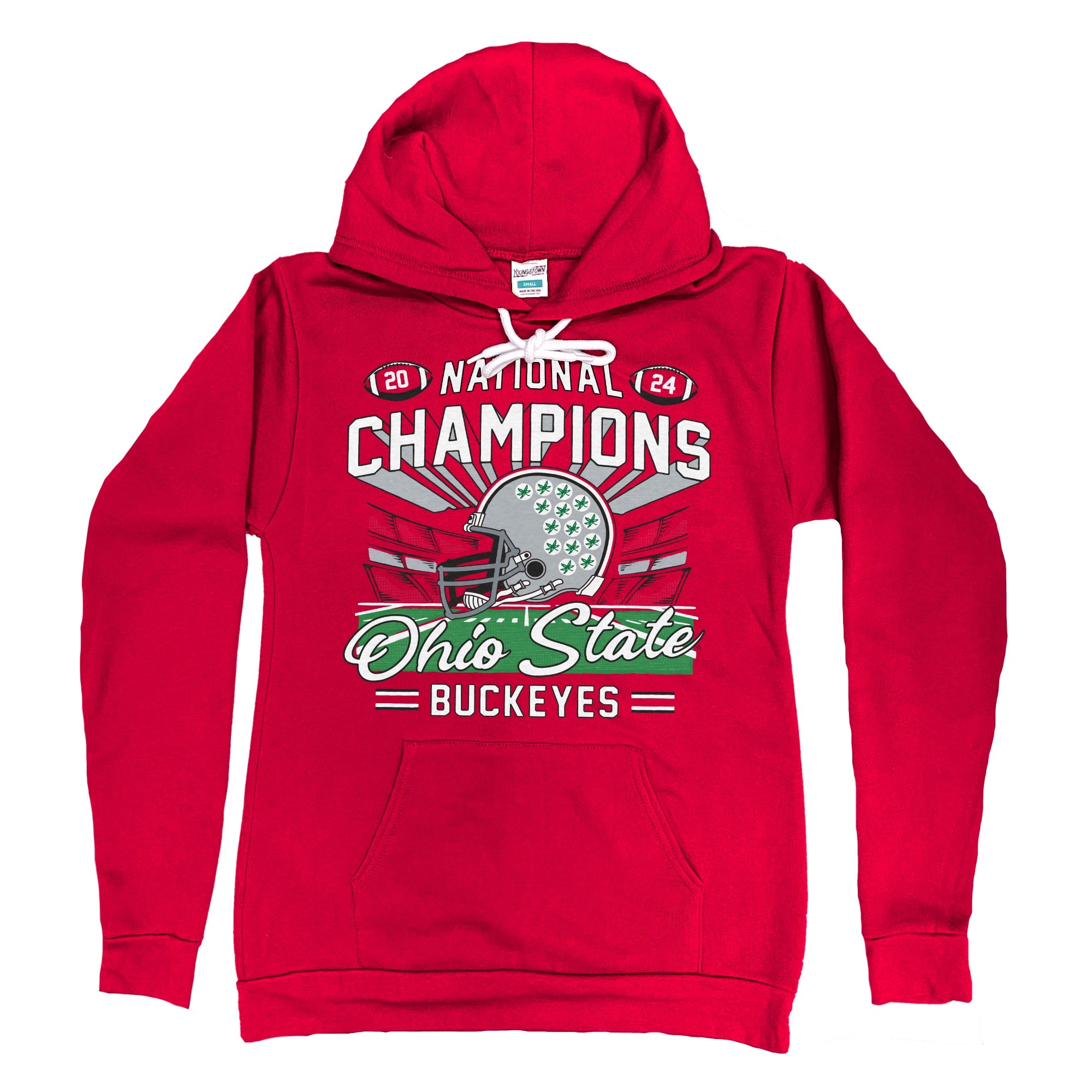 Ohio State 2024 National Champions Hoodie XXL / Red