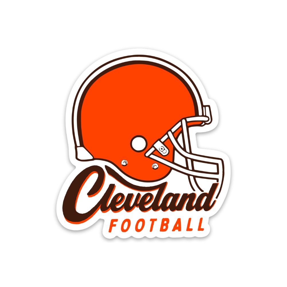 cleveland browns football helmets Cleveland Helmet Sticker