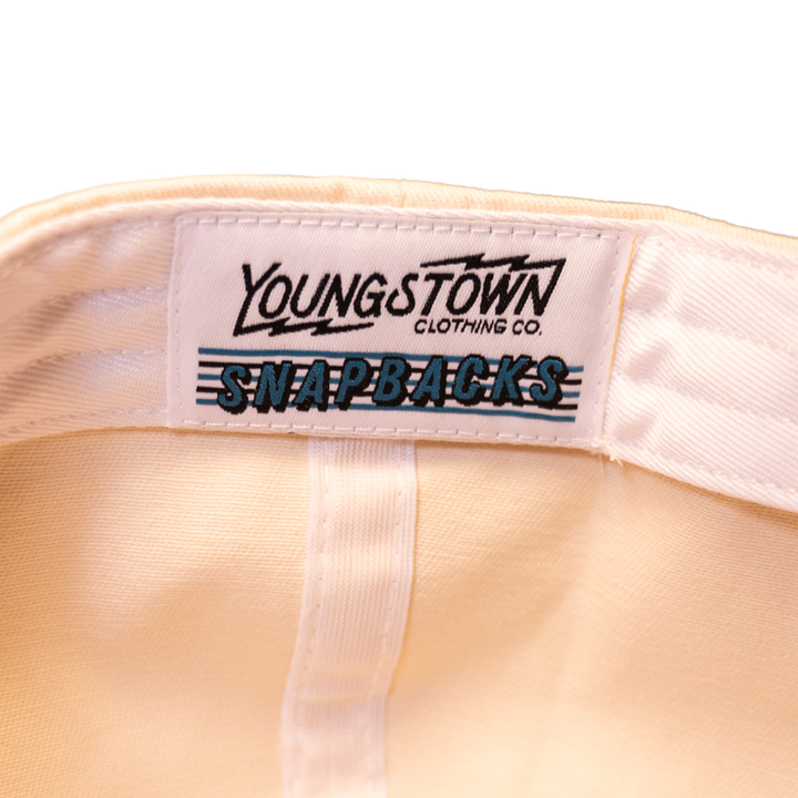 Block Y Vintage Snapback Hat, view 8 by Youngstown Clothing Co.