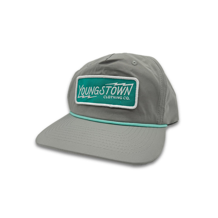 YCC Rope Snapback Hat in Gray by Youngstown Clothing Co.