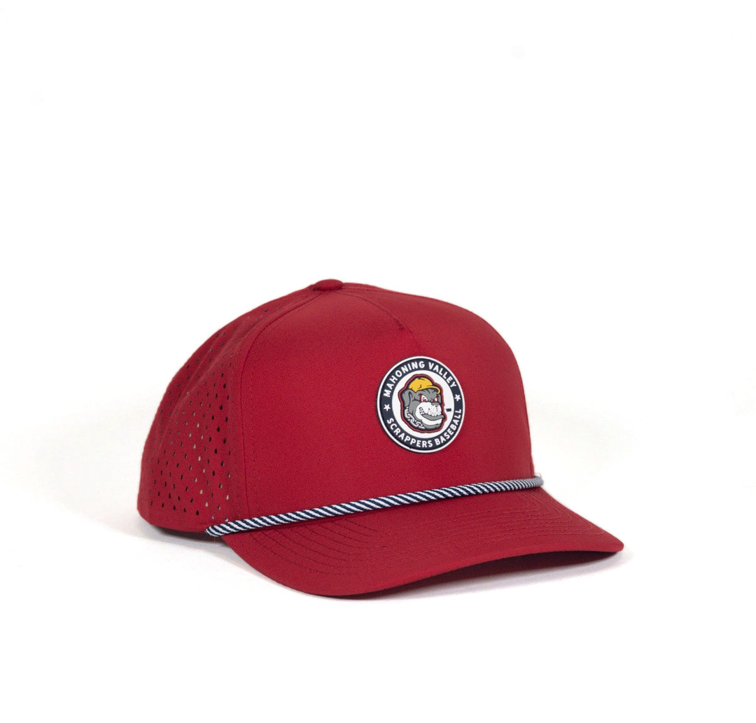 Scrappers Baseball Performance Snapback Hat, view 8 by Youngstown Clothing Co.