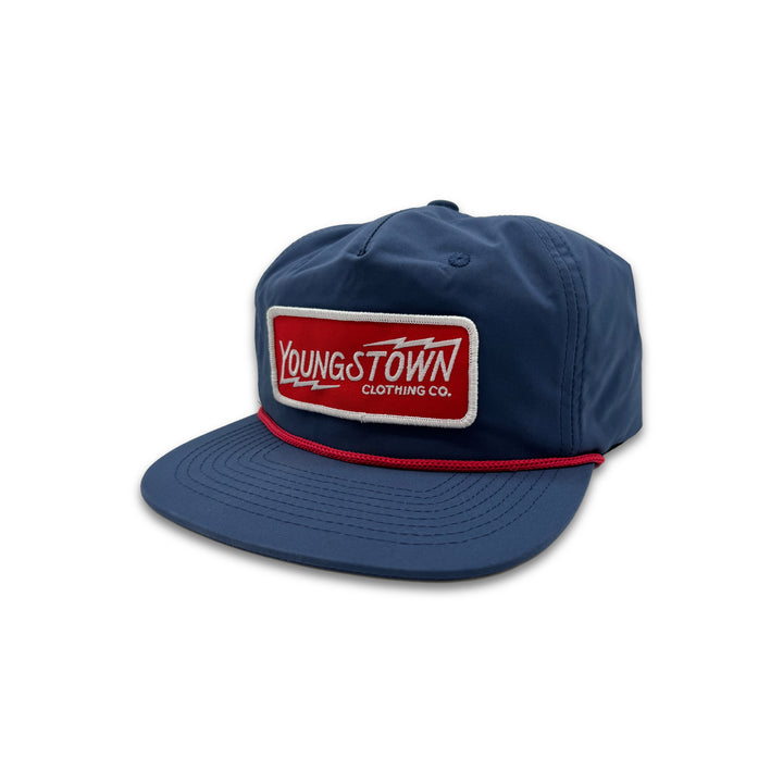 YCC Rope Snapback Hat in Navy by Youngstown Clothing Co.