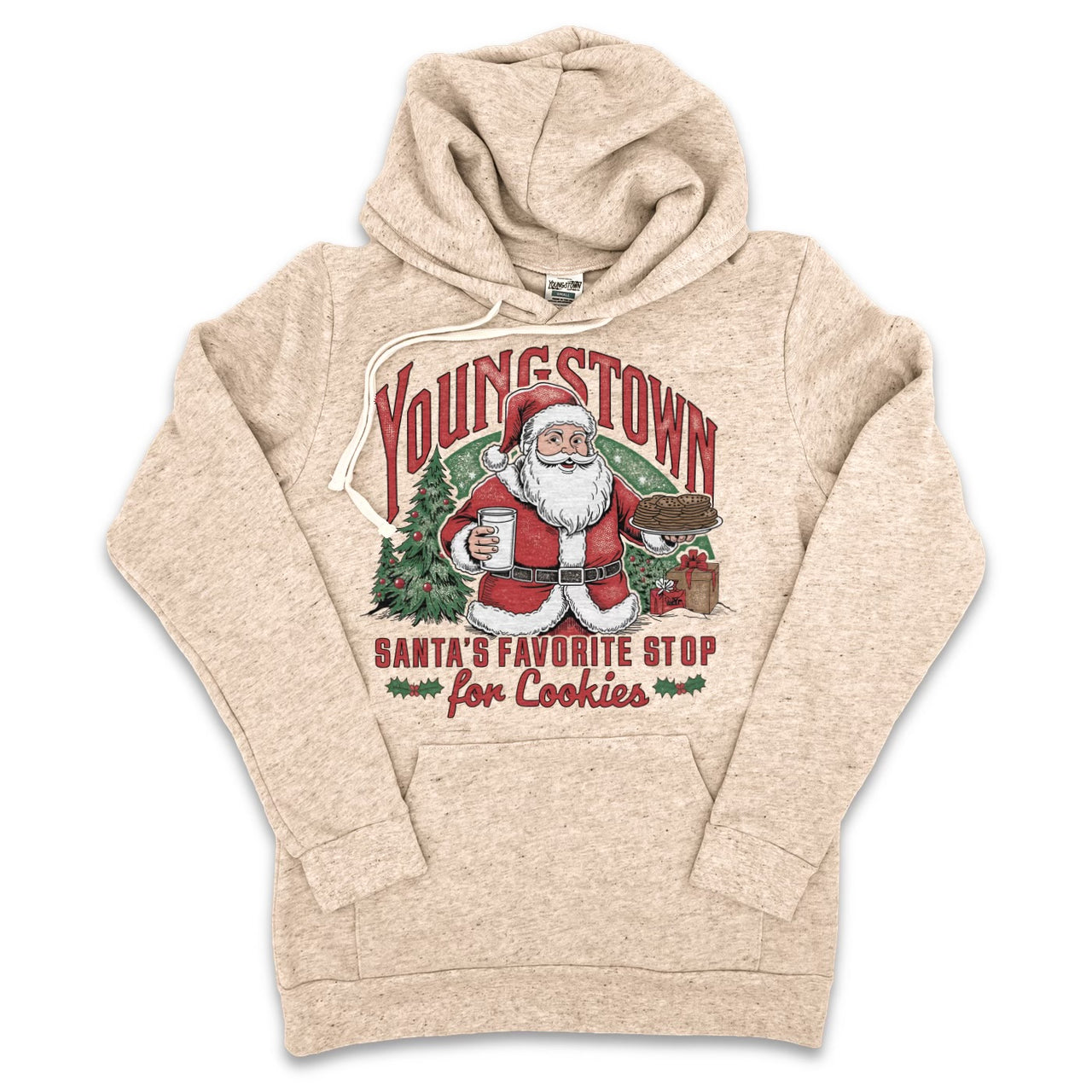 Santa's Favorite Stop for Cookies Hoodie