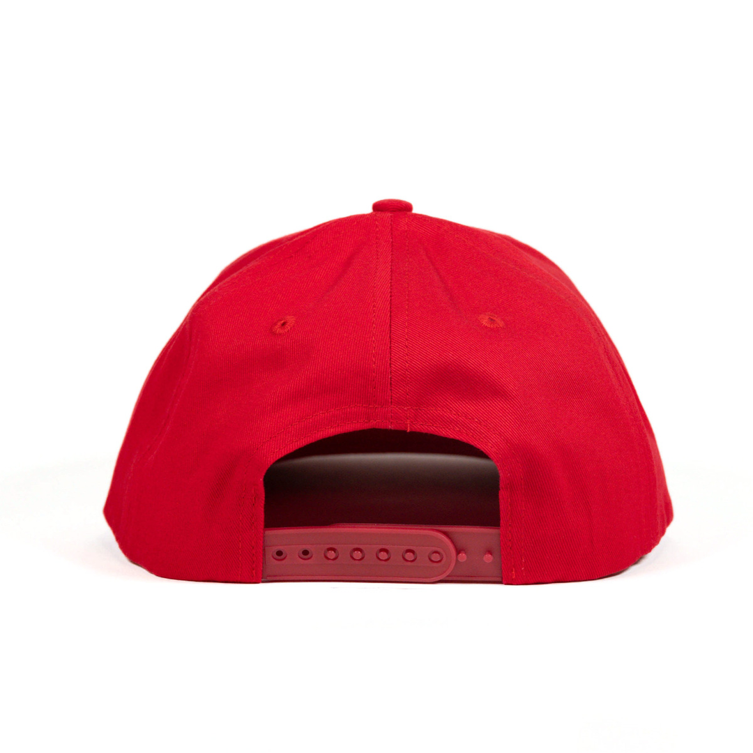 Script Youngstown Snapback hat, view 3 by Youngstown Clothing Co.