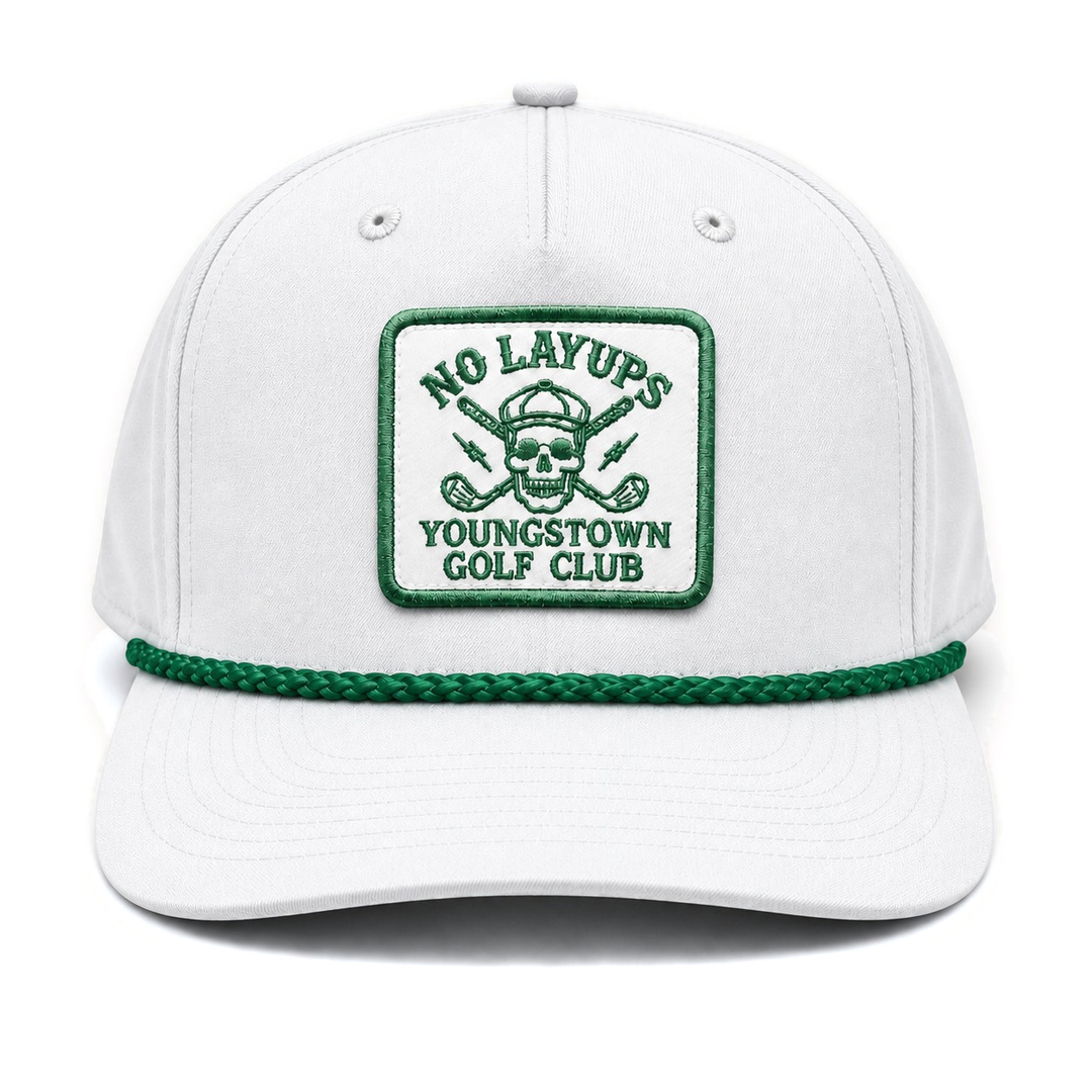No Layups Golf Snapback Rope Hat