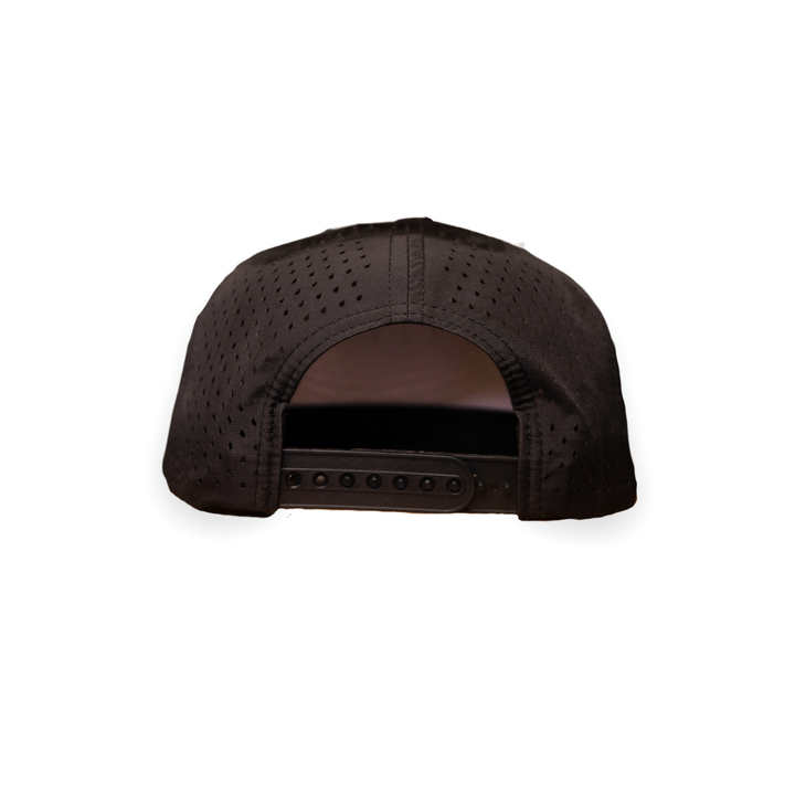 YSU Block Y Performance Snapback Hat (Black), view 4 by Youngstown Clothing Co.