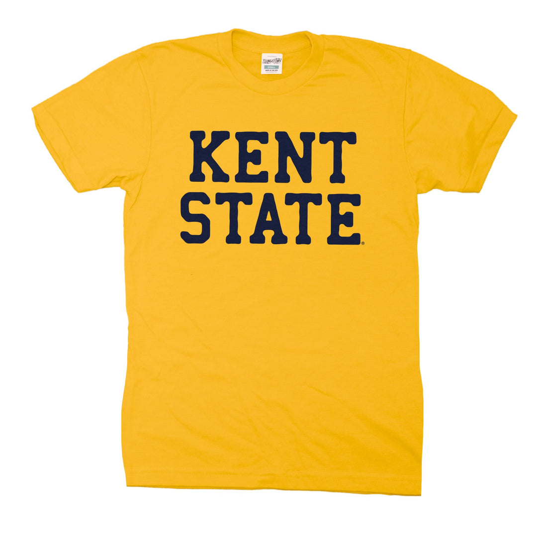 Kent State tee in Heather Gold by Youngstown Clothing Co.