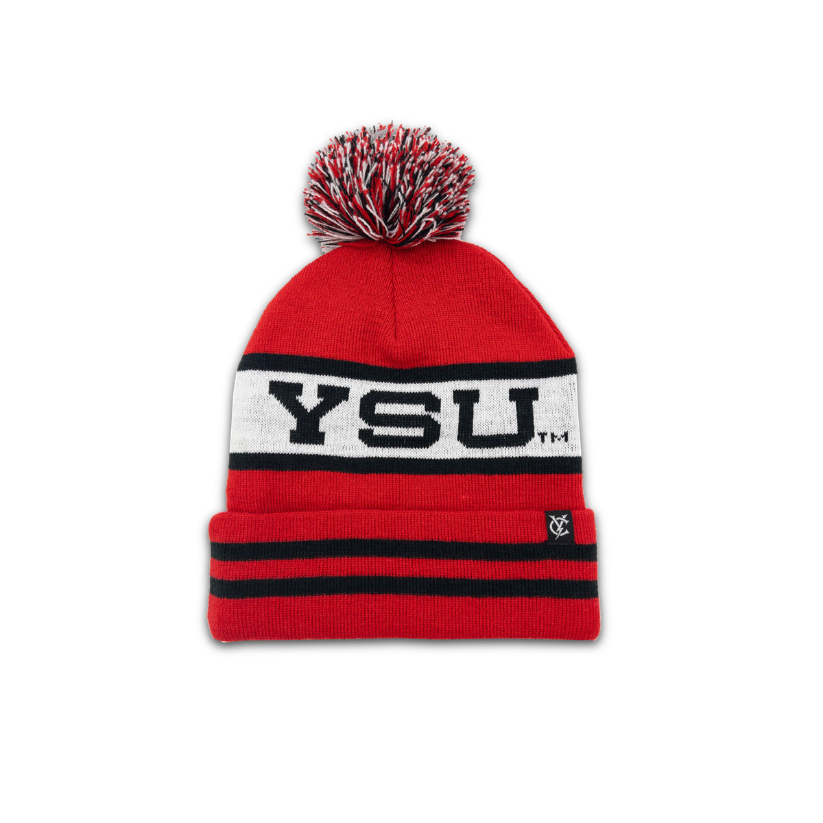 YSU Knit Pom Beanie