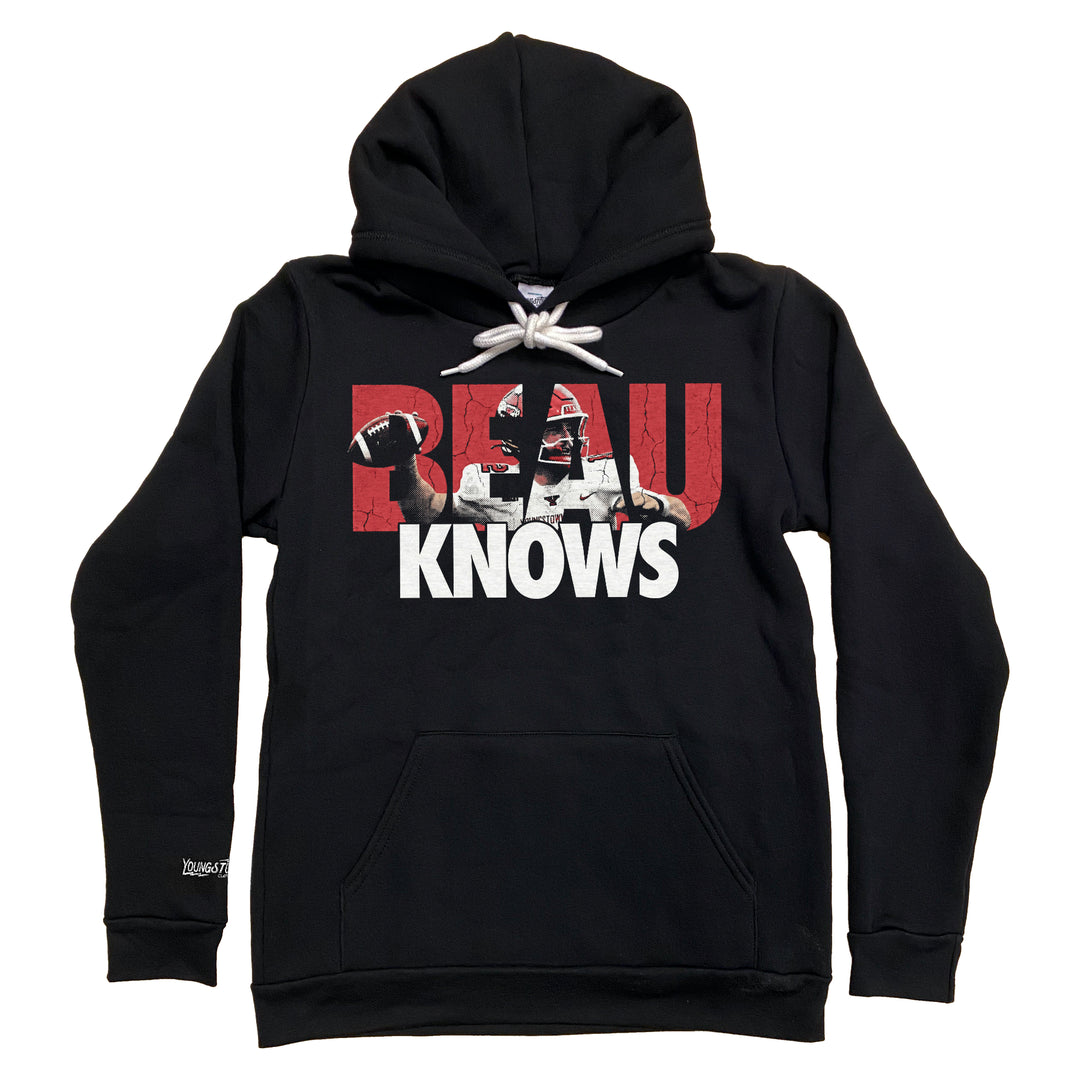 Beau Knows Hoodie in Black by Youngstown Clothing Co.