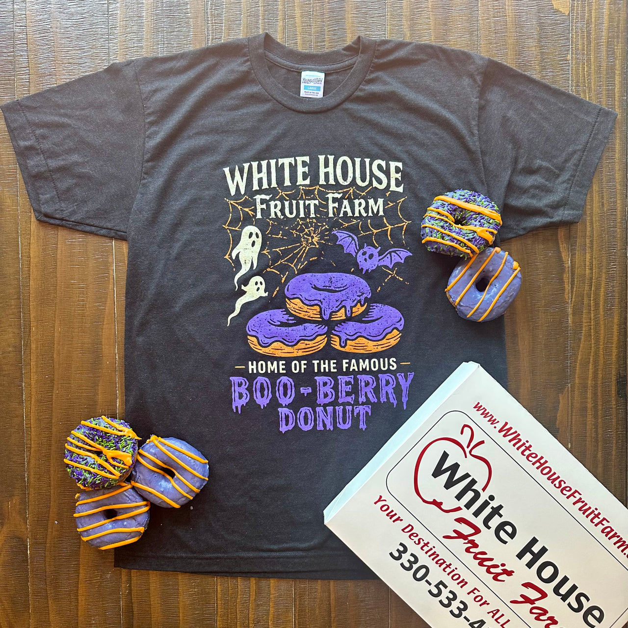 White House Fruit Farm | Boo Berry Donut