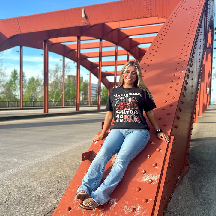 We Are All A Little Nuts tee, view 3 by Youngstown Clothing Co.
