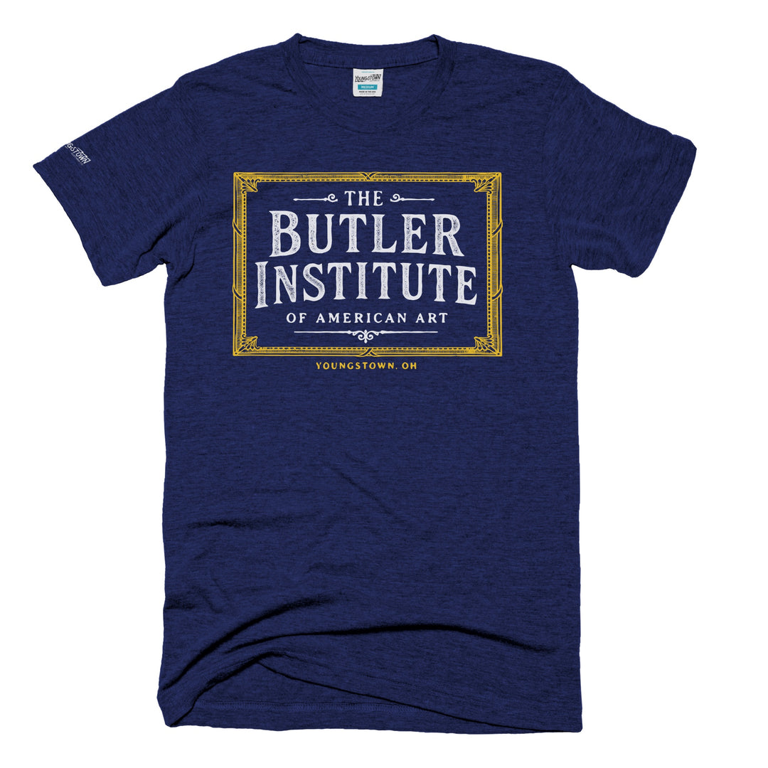 Butler Frame Text tee by Youngstown Clothing Co.