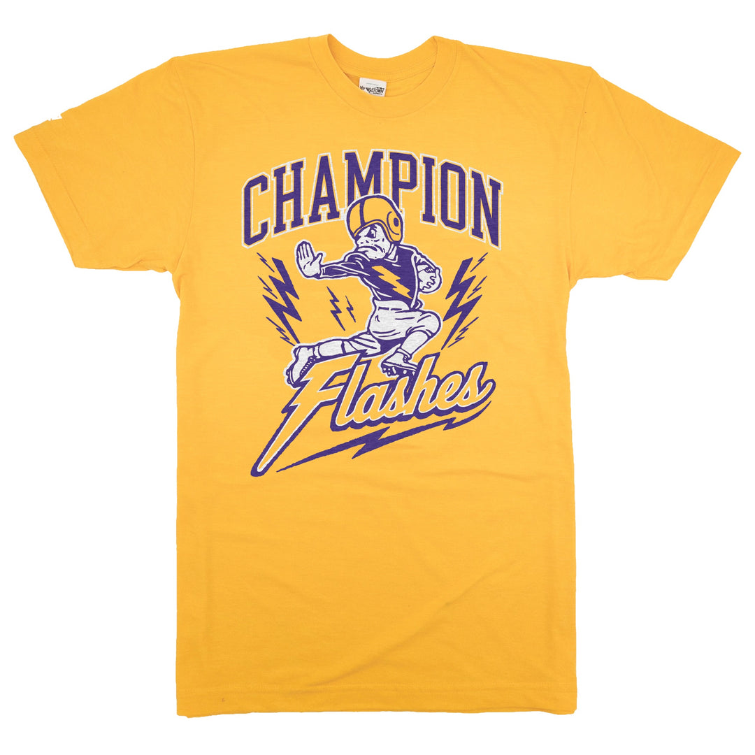 Champion Flashes tee in Heather Gold by Youngstown Clothing Co.