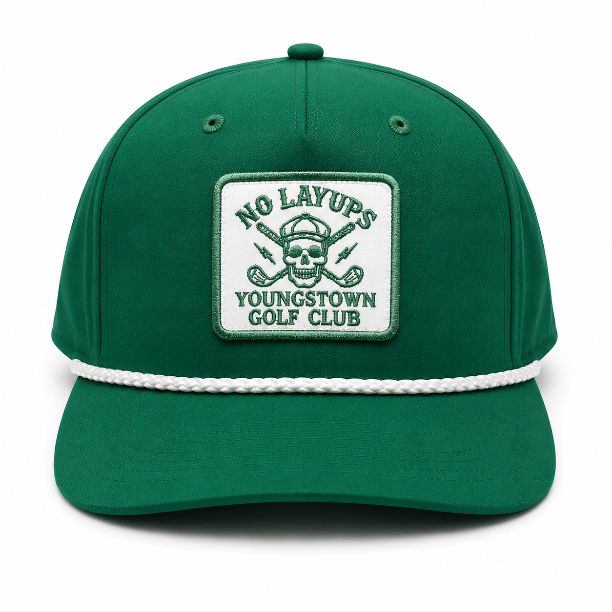 No Layups Golf Snapback Rope Hat