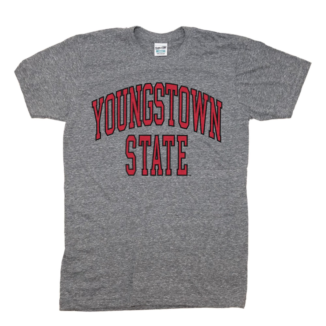 Youngstown State Arch tee in Heather Gray by Youngstown Clothing Co.