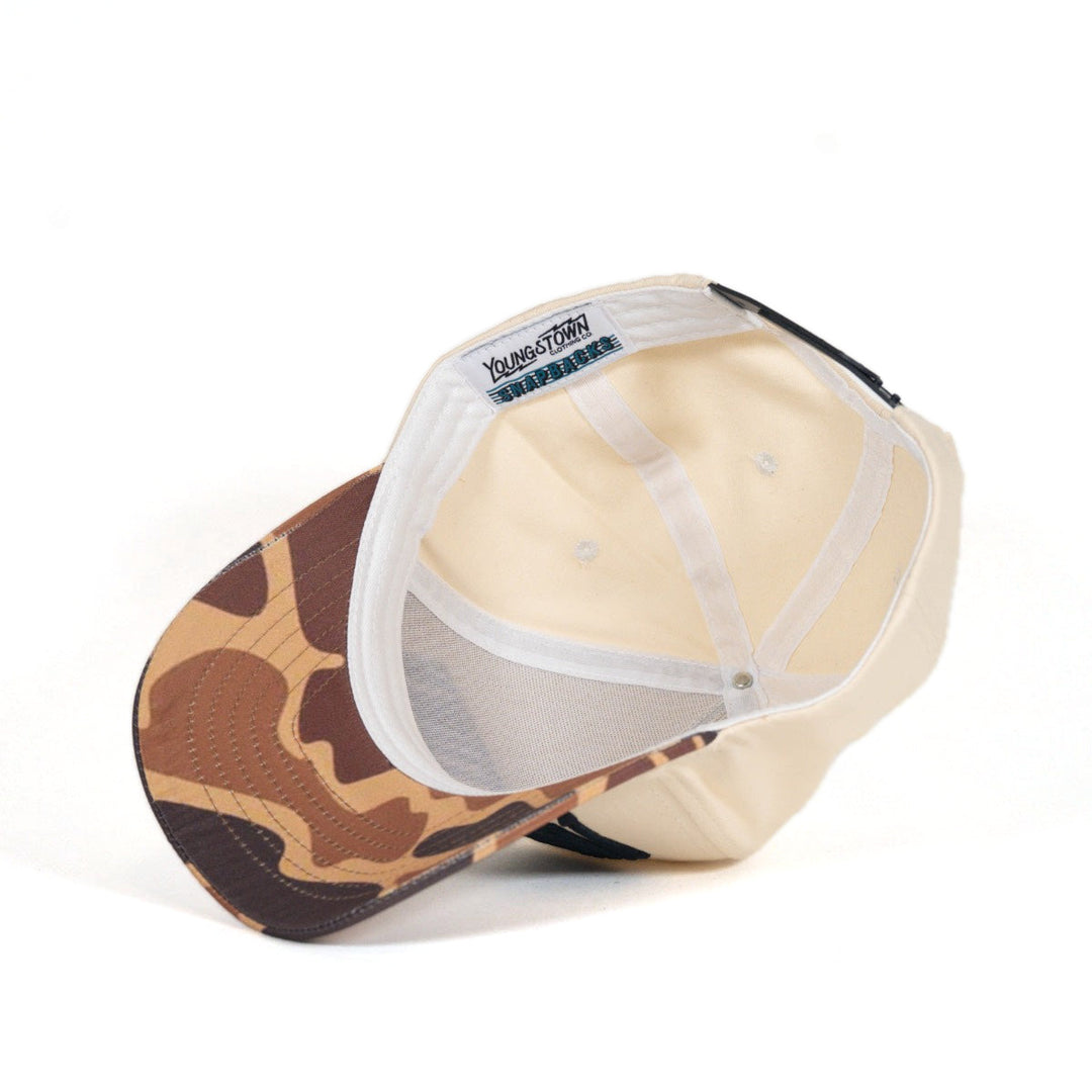 Arched Youngstown Vintage Snapback hat, view 4 by Youngstown Clothing Co.