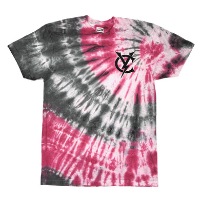 Tie-Dye Monogram Logo (Red/Black)