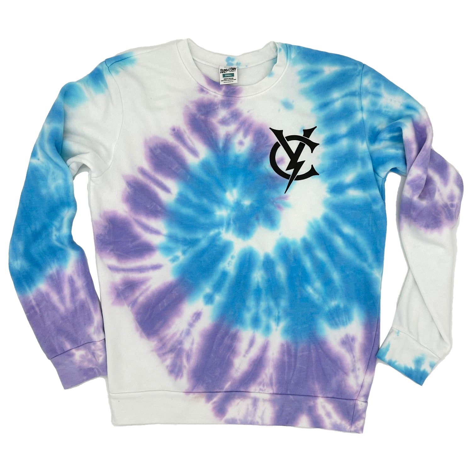 Tie-Dye Monogram Sweatshirt (Cotton Candy) – Youngstown Clothing Co