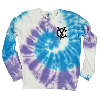 Tie-Dye Monogram Sweatshirt (Cotton Candy)