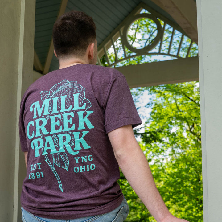 Mill Creek Park Pocket Flower tee, view 2 by Youngstown Clothing Co.