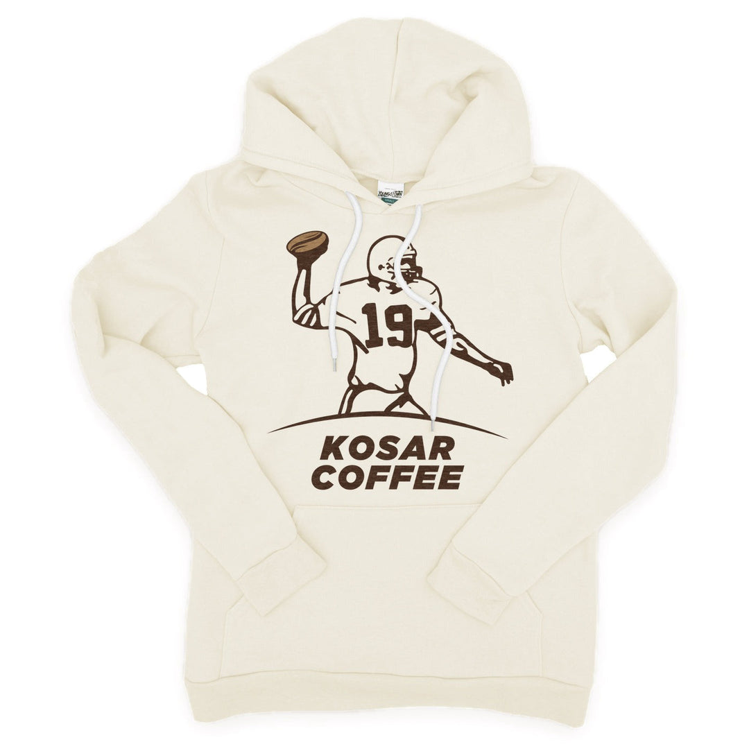 Kosar Coffee Hoodie in Cream by Youngstown Clothing Co.