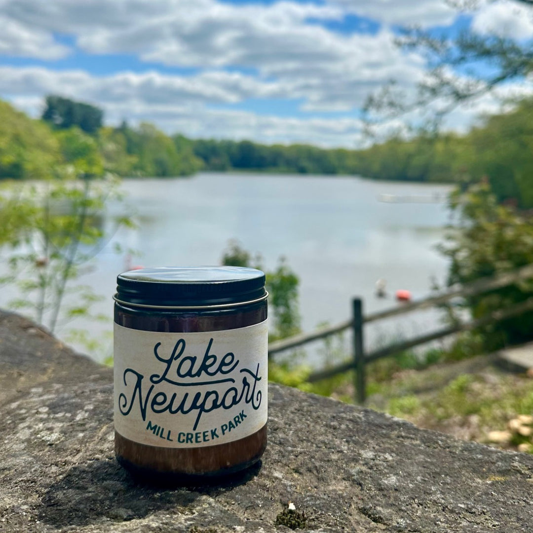 Mill Creek Park Lake Newport Candle by Youngstown Clothing Co.