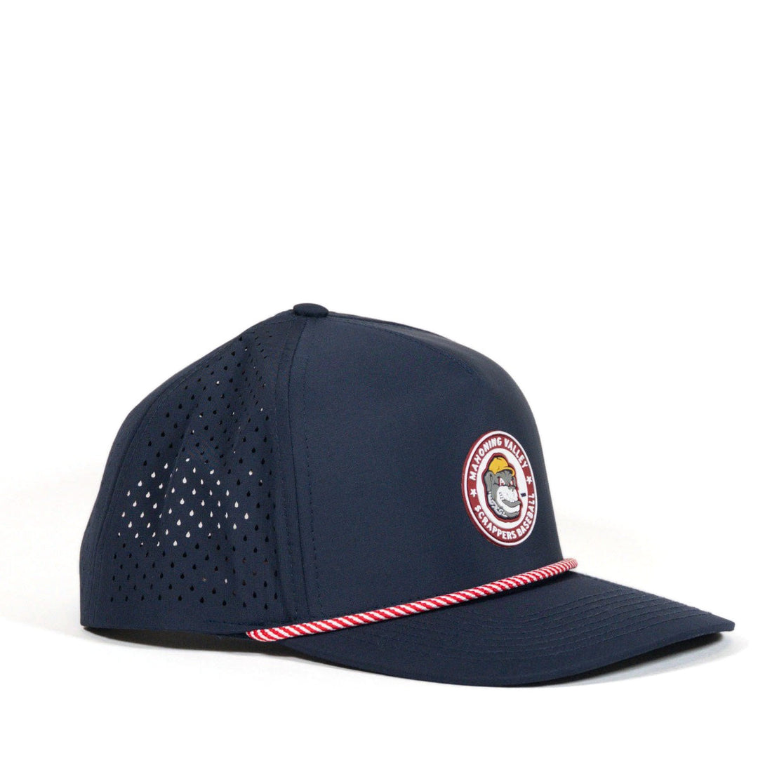 Scrappers Baseball Performance Snapback Hat, view 3 by Youngstown Clothing Co.