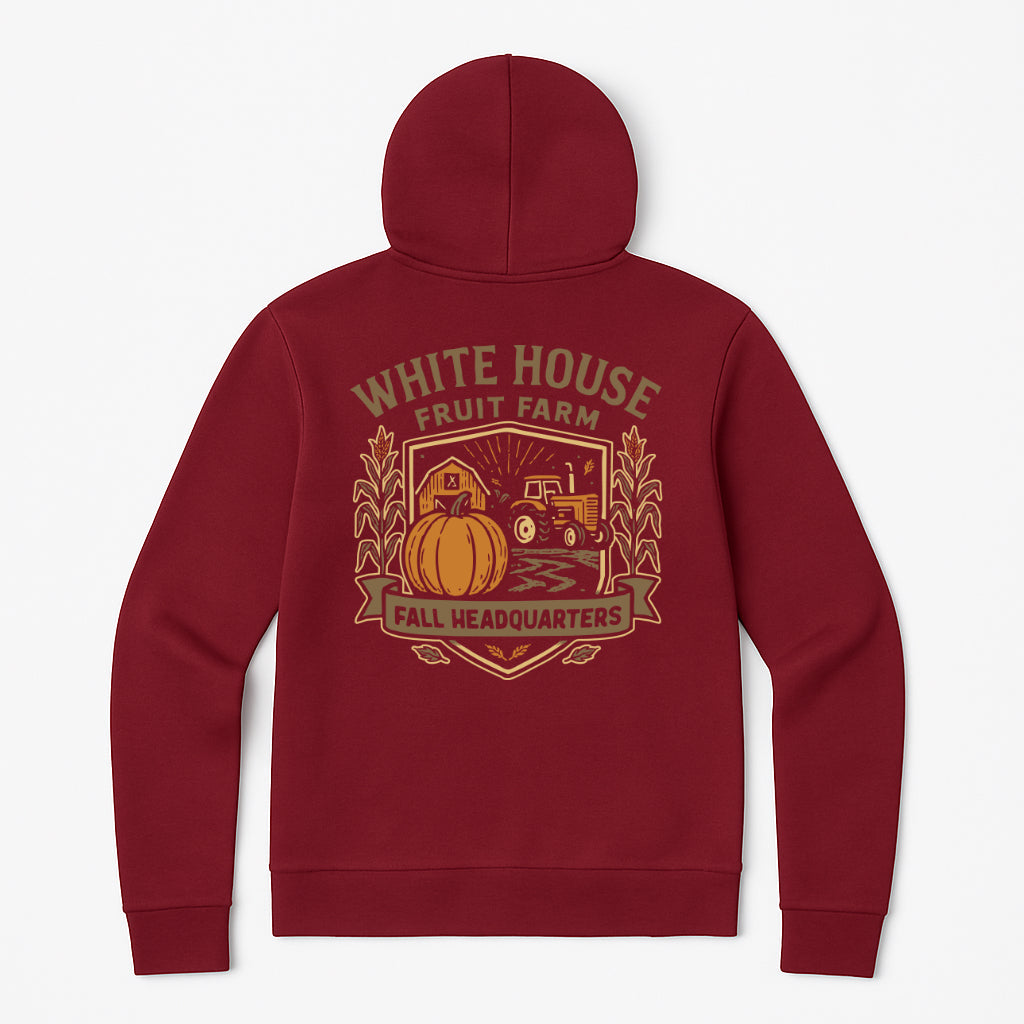 White House Fruit Farm | Fall Headquarters Zip Hoodie
