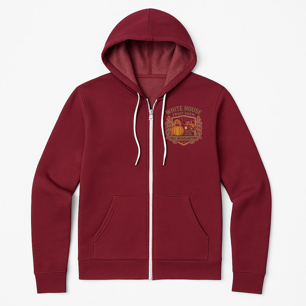 White House Fruit Farm | Fall Headquarters Zip Hoodie