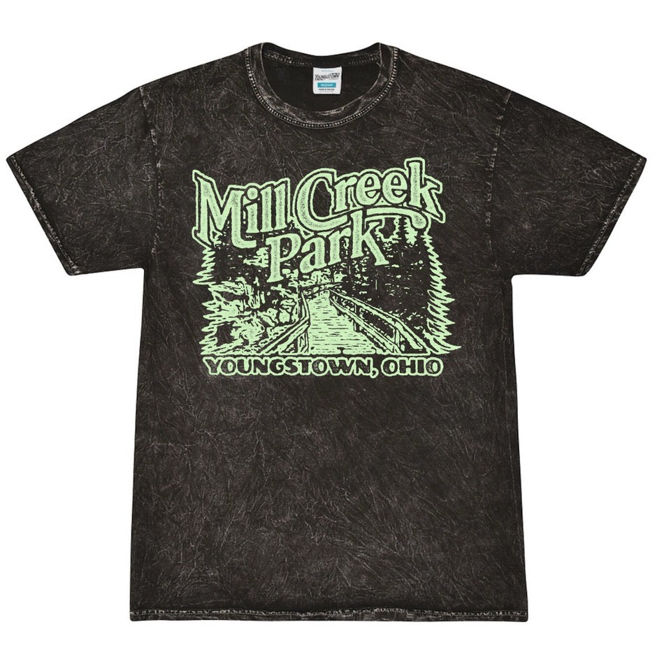 Mill Creek Park Mineral Wash tee in Mineral Wash by Youngstown Clothing Co.