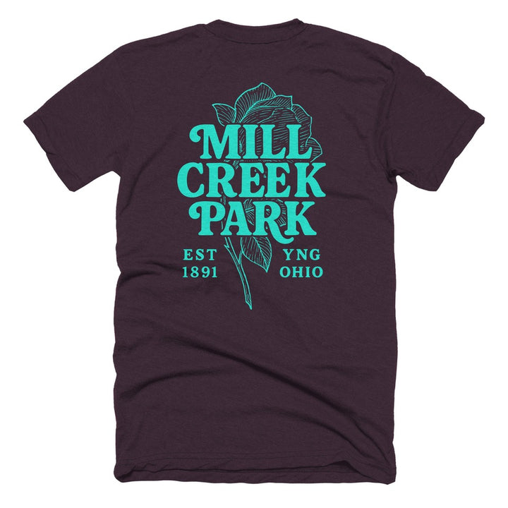 Mill Creek Park Pocket Flower tee, view 3 by Youngstown Clothing Co.