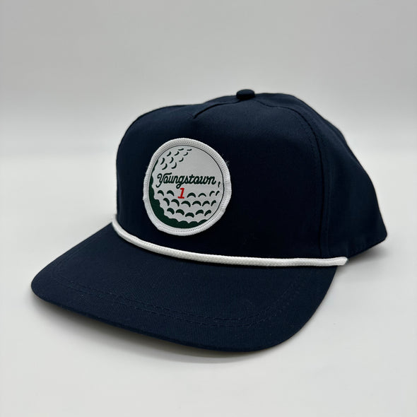 Youngstown Golf Ball Snapback Rope Hat