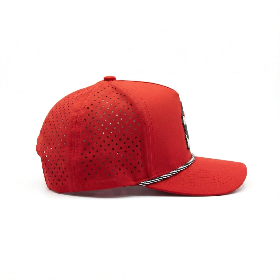 YSU Pete Performance Snapback Hat, view 3 by Youngstown Clothing Co.