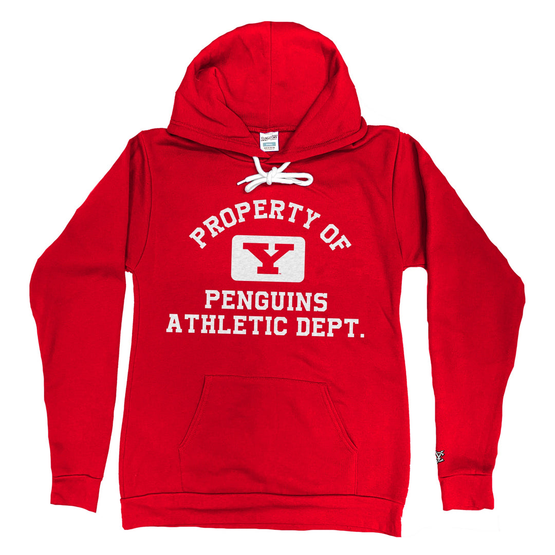 Property of YSU Athletic Dept Hoodie in Red by Youngstown Clothing Co.