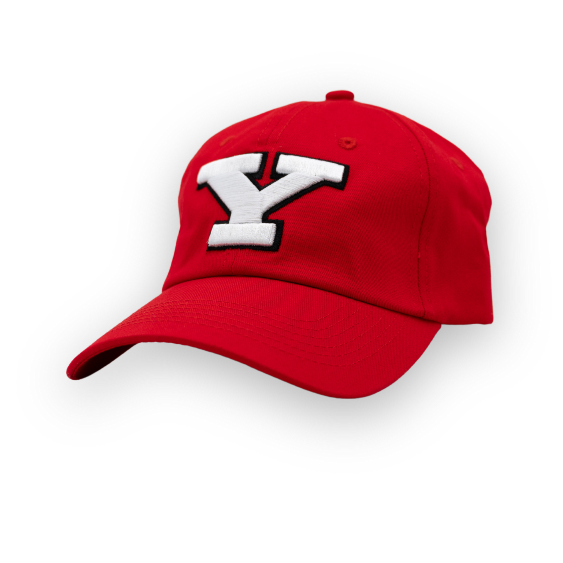Red and white dad hat outlet