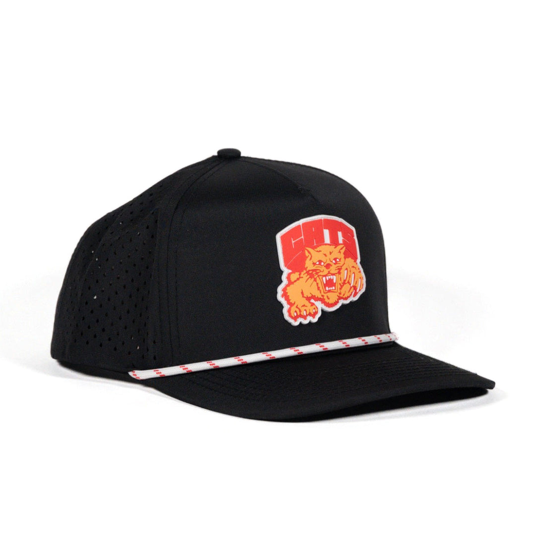 Struthers Wildcats Performance Snapback Hat, view 2 by Youngstown Clothing Co.