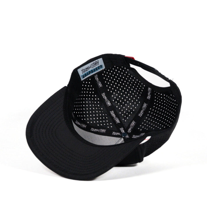 Struthers Wildcats Performance Snapback Hat, view 4 by Youngstown Clothing Co.