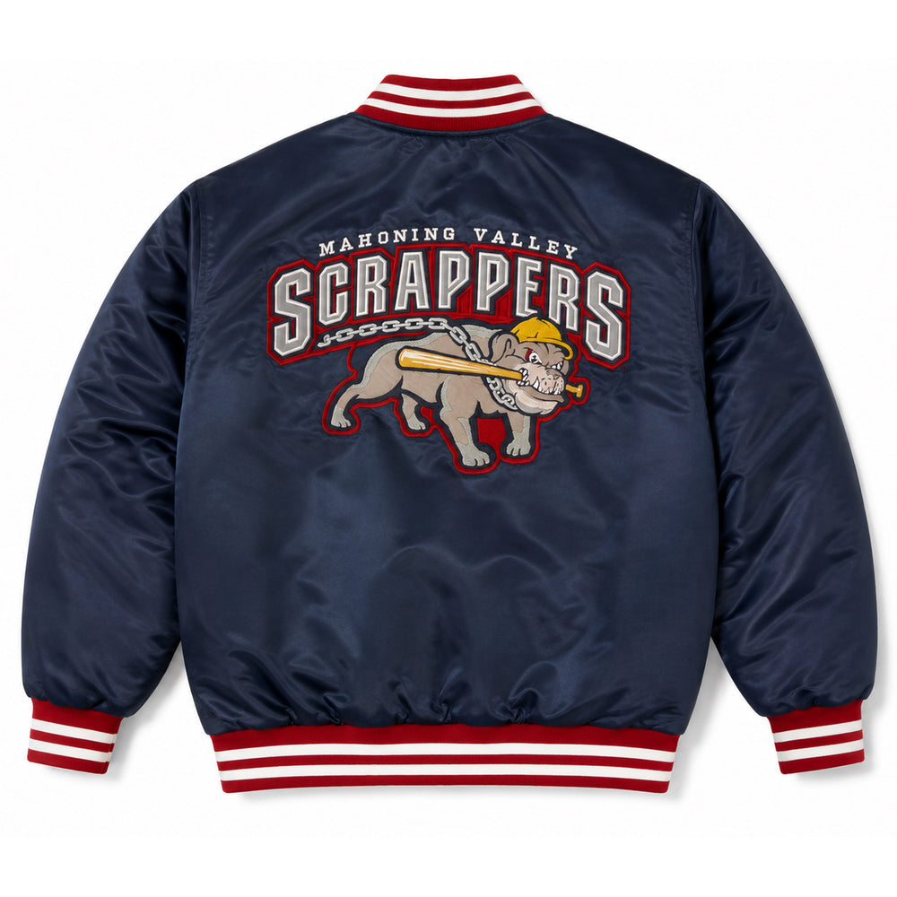 Mahoning Valley Scrappers Athletic Jacket, view 2 by Youngstown Clothing Co.