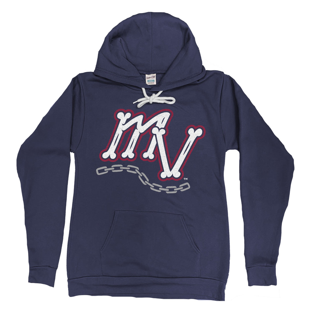 Scrappers MV Logo Hoodie in Navy by Youngstown Clothing Co.