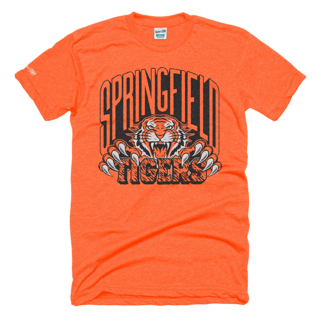 Springfield Tigers tee in Heather Orange by Youngstown Clothing Co.