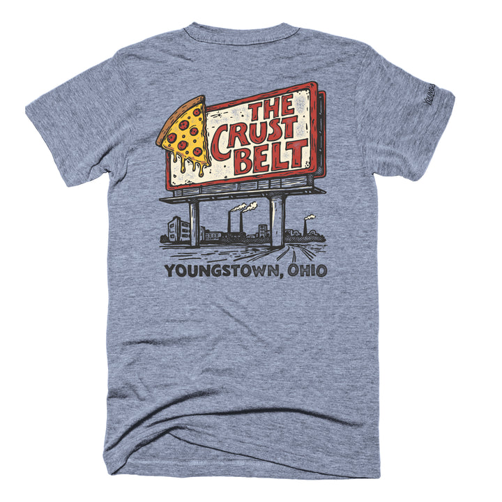 The Crust Belt tee, view 2 by Youngstown Clothing Co.
