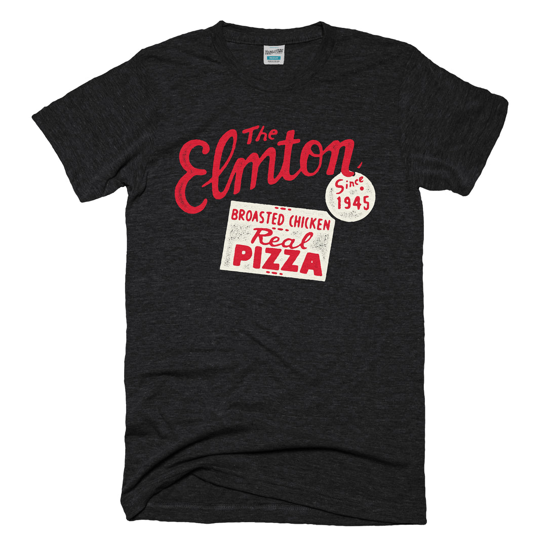 The Elmton (Since 1945) tee in Heather Black by Youngstown Clothing Co.
