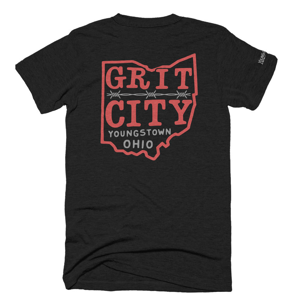Grit Ohio tee, view 2 by Youngstown Clothing Co.