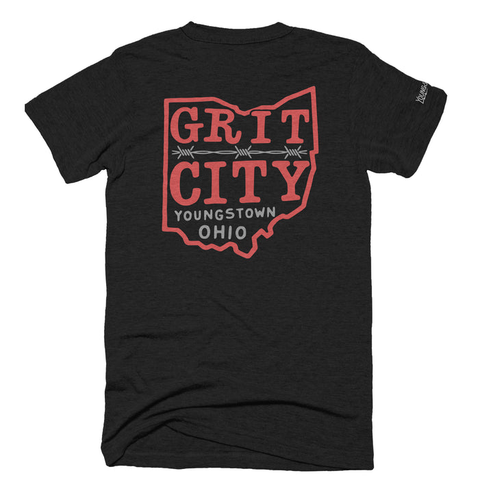 Grit Ohio tee, view 2 by Youngstown Clothing Co.