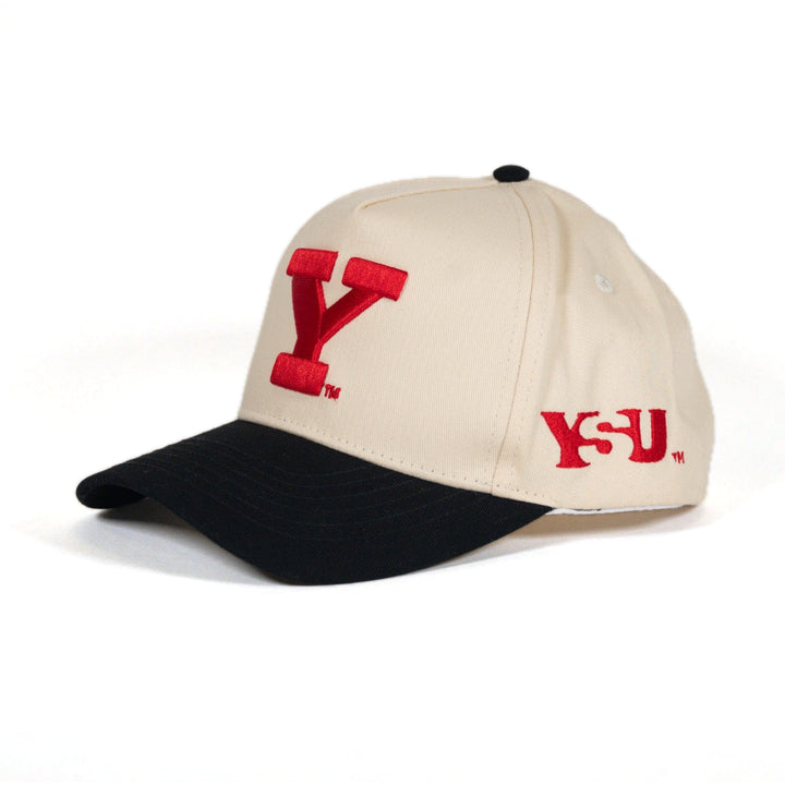 Block Y Vintage Snapback Hat, view 3 by Youngstown Clothing Co.
