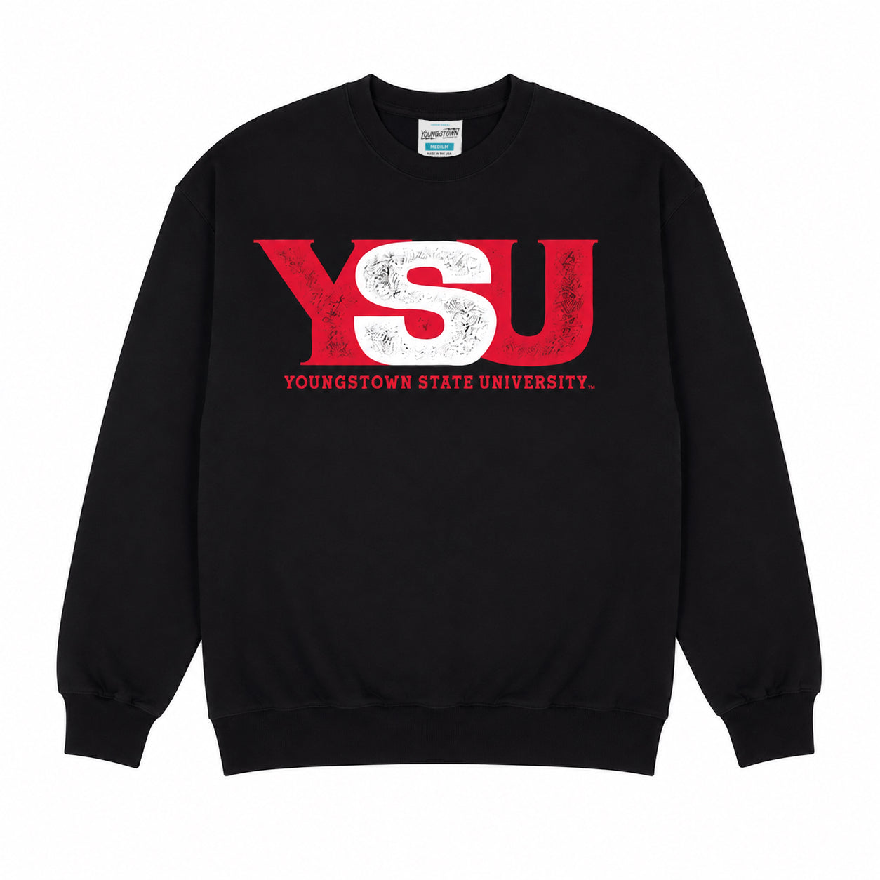 90s YSU Logo College Crew