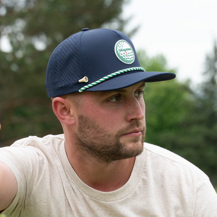 Yo V1x Golf Performance Snapback Hat, view 2 by Youngstown Clothing Co.