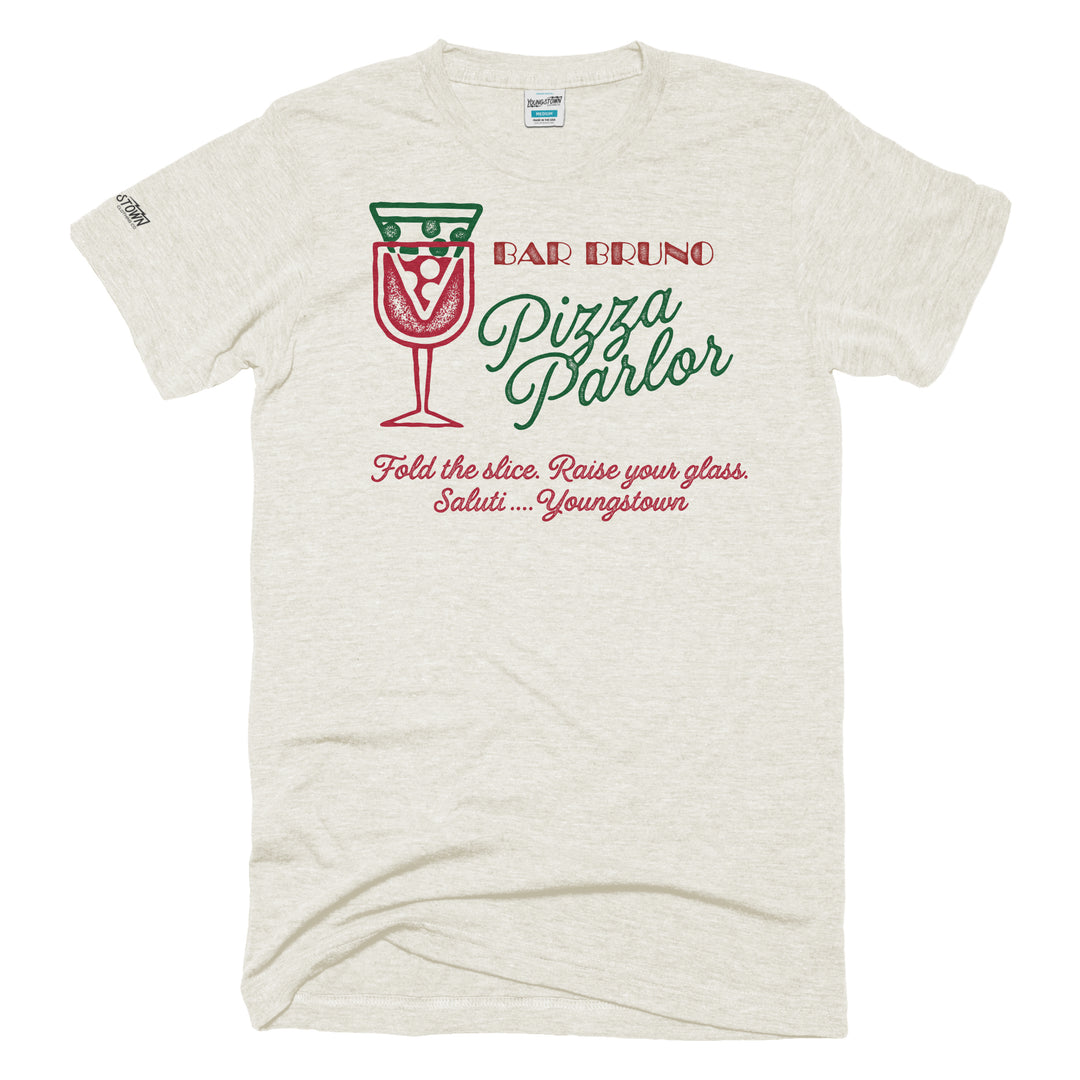 Bruno Brothers | Bar Bruno tee in Heather Oatmeal by Youngstown Clothing Co.
