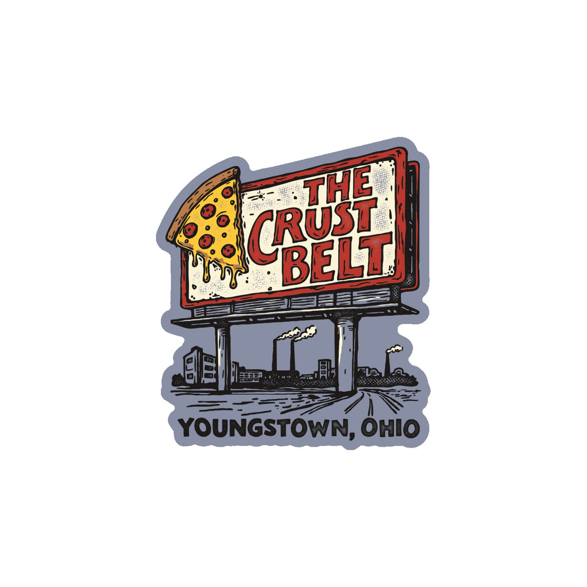 Crust Belt Sticker