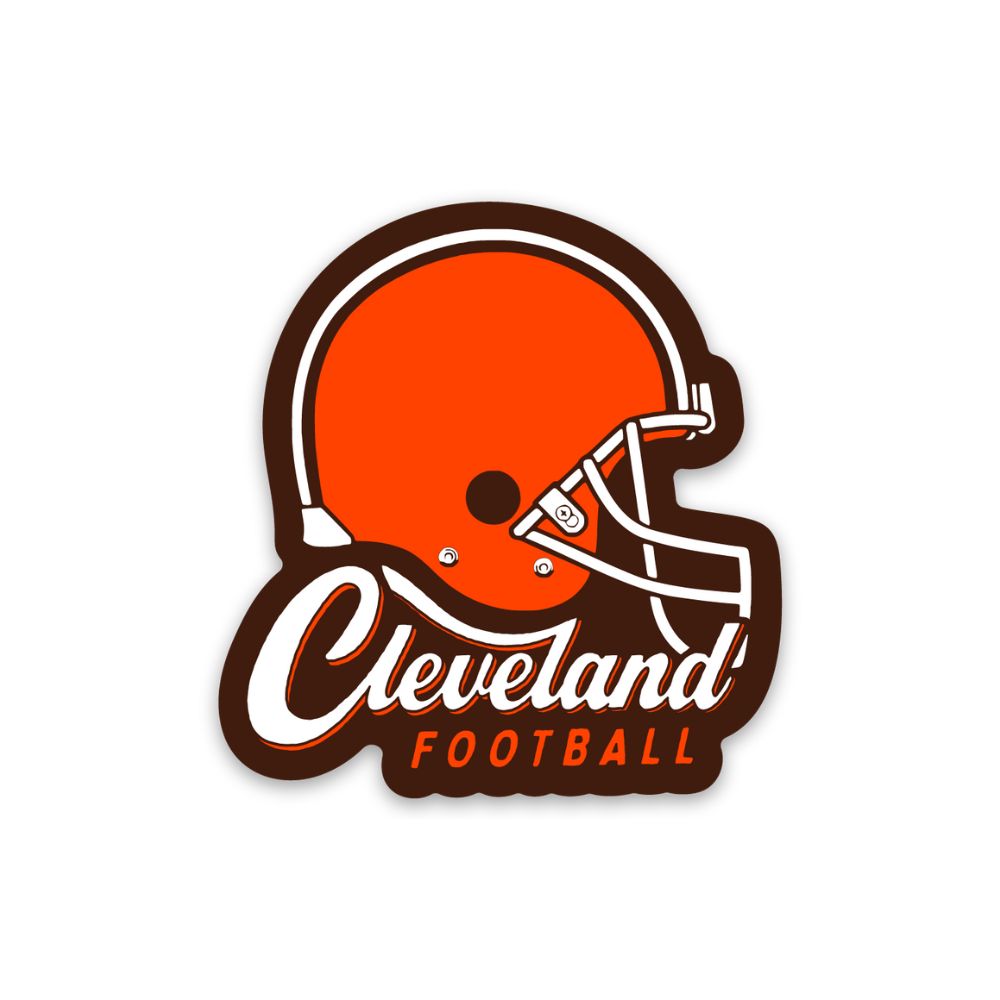 Cleveland Football Helmet Magnet